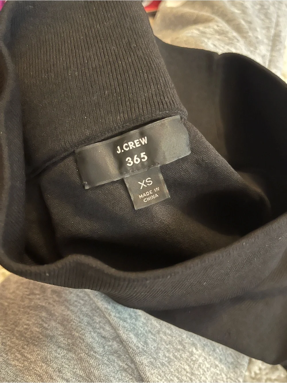 J. Crew Black Circle Skirt